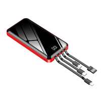 2023 CASUN nouveau Design chargeur rapide batterie externe 10000mah et 20000mAh avec support de câble de charge pour Logo personnalisé