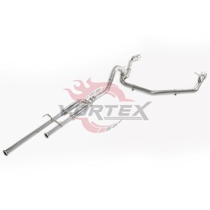 Escape Trasero Vortex de Acero Inoxidable con Válvula para Toyota Tundra Truck Sport, Silenciador de Carreras con Doble Salida Cromada, Escape de Alto Flujo - Product Image 5