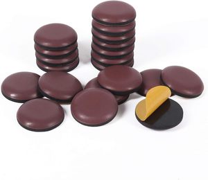 Tapis en feutre auto-adhésif réutilisable et résistant pour les pieds de chaise et de table - Protection du sol - Product Image 3