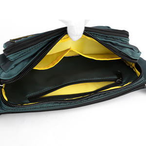 Sac banane en nylon pour homme We Power, sac de poitrine pour course en extérieur, sac bandoulière couleur unie pour les loisirs et les voyages - Product Image 5