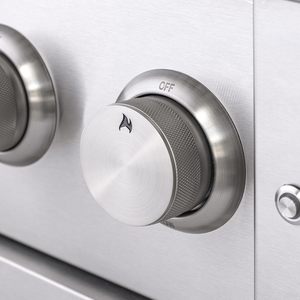 Estufa <span class=keywords><strong>de</strong></span> <span class=keywords><strong>Gas</strong></span> Moderna Premium <span class=keywords><strong>de</strong></span> 2 Quemadores, Acero Inoxidable 304, Encendido Electrónico, para Barbacoa Interior, Cocinas Exteriores (Fábrica) - Product Image 3