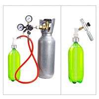 Raccord de carbonatation en acier inoxydable pour remplissage de bouteilles à contre-pression, type ball lock 5/16" pour CO2 et soda