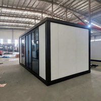 Conteneur d'expédition pliable en forme de Z, écologique, mobile, maison préfabriquée à petite échelle, maison modulaire, appartement, villa
