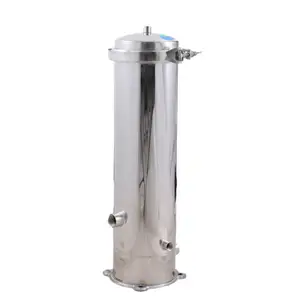 Industrial Sediment Filter Stainless Steel Cartridge Housing Whole House Water Filter