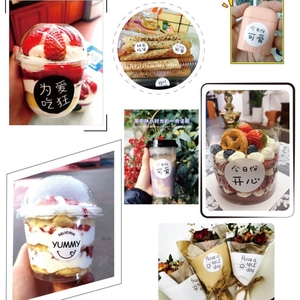 Autocollants personnalisés avec Logo, étiquettes d'emballage personnalisées, pour mariage, anniversaire, baptême, fête, personnalisez votre propre autocollant, 1000 pièces - Product Image 4