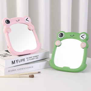 Nouveau miroir de <span class=keywords><strong>maquillage</strong></span> mignon, miroir vertical simple pour bureau, miroir de beauté compact pour dortoir de princesse - Product Image 3