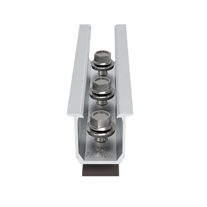 FarSun Tin sul tetto solare U alluminio Rail sistema di montaggio in alluminio - Product Image 5