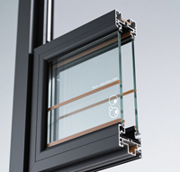 Ventanas abatibles de aluminio arqueadas de estilo europeo de lujo personalizadas Diseño elegante para Villa con Vidrio Curvo