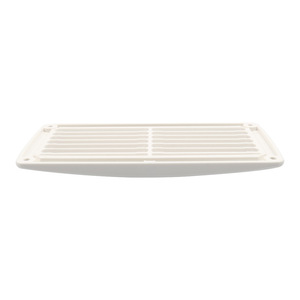 Couverture de ventilation en plastique à lamelles 205x105mm, fixation par vis pour ventilation de camping-car et bateau - Product Image 2