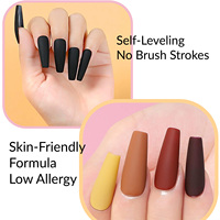 Gel de finition mat OEM longue durée, sans effet jaunissement, 28 jours, UV LED, à retirer par trempage, sans 11 toxines, non toxique, pour nail art, résine naturelle