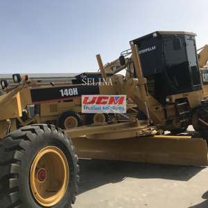 รถเกรดเดอร์ CAT 140H ของแท้จากญี่ปุ่น ราคาถูกที่สุด มือสอง พร้อมเครื่องยนต์และส่วนประกอบหลักในเซี่ยงไฮ้ - Product Image 1