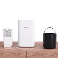 Composteur électrique intelligent pour déchets alimentaires en acier inoxydable pour la cuisine domestique avec compostage rapide et capacité de 3L