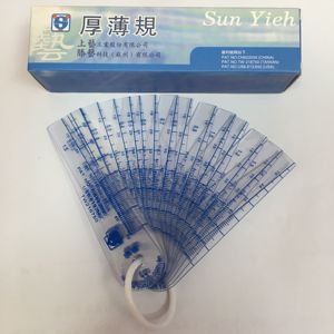 Hochpräzises Kunststoff-Dicken messgerät Kunststoff-Fühler-Messgeräte für Automobile 0,05mm-1,5mm 18 teile/satz - Product Image 6