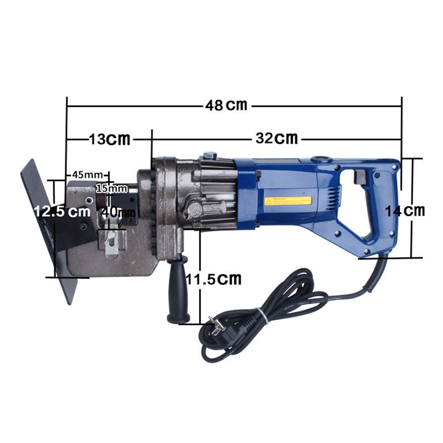 portable hole puncher for steel plate