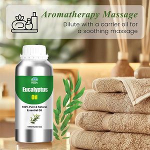 Venta Directa de Fábrica, Aceite Esencial de Eucalipto 100% Natural, Puro y Orgánico, Destilado al Vapor, Aceite Aromático a Granel - Product Image 4
