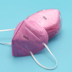 Mascherine colorate Kn95 per bambini con elastici regolabili, mascherina protettiva monouso - Product Image 4