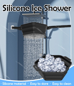 Hot Selling Health & Relax Recyclable <b>Bath</b> Cooling Equipment Silicone Material Collapsible Ice <b>Shower</b> Equipment Bathroom <b>Set</b> - Product Image 3