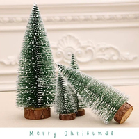 Sculpture d'arbre de Noël artificiel en PEVA de haute qualité - Résistant aux UV et ignifuge, durée de vie de 10 ans, 80 cm, réaliste, pour l'intérieur et l'extérieur, à poser sur table