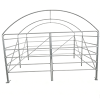 Nouveaux abris préfabriqués portables pour bétail, type arche, en acier, pour animaux, écuries pour bovins et moutons 3*3*2.03m, garantie 3 ans, Kenya Garage
