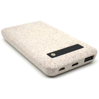Cellules d'alimentation en paille de blé, 8000mAh, biodégradables, pour tous les téléphones, nouveau, produit respectueux de l'environnement
