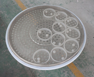 Tamiseur vibrant rotatif pour poudres chimiques avec moteur, en acier inoxydable, haute capacité - Product Image 5