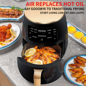 <span class=keywords><strong>Freidora</strong></span> de <span class=keywords><strong>Aire</strong></span> Digital Eléctrica sin Aceite para Pollo, Papas Fritas y <span class=keywords><strong>Donuts</strong></span> - Product Image 4