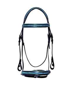Brida Turquesa Full-Shetty Comfort para Caballos Tamaño Diamante Hecho de Cuero - Product Image 2