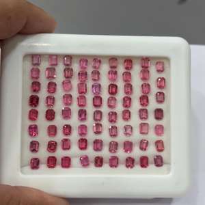 Stunning Saturated Hot Pink Mahenge Spinel Gemstones Loose Rare Octagon Cut Spinel Stones - Product Image 3