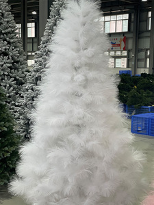Arbre <span class=keywords><strong>de</strong></span> Noël en plastique <span class=keywords><strong>de</strong></span> soie <span class=keywords><strong>de</strong></span> type <span class=keywords><strong>rose</strong></span>, <span class=keywords><strong>rouge</strong></span> <span class=keywords><strong>et</strong></span> blanc, artificiel d'intérieur, pour la maison, les fêtes, palmier pampas, avec lumières - Product Image 4