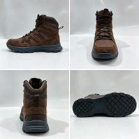 Bottes de randonnée pour hommes en daim, personnalisées avec votre marque, durables, respirantes, pour le trekking, vente en gros