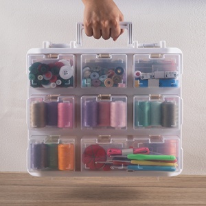 Caja de almacenamiento de herramientas extraíble de 16 compartimentos de plástico de doble cara 29656 <span class=keywords><strong>para</strong></span> <span class=keywords><strong>almacenar</strong></span> <span class=keywords><strong>tornillos</strong></span>, tuercas, pernos y herramientas pequeñas - Product Image 3