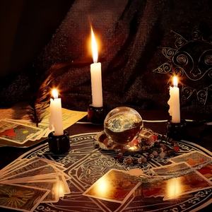 Маленький керамический подсвечник набор для украшения дома подсвечник в канун Рождества с чашкой для праздничного освещения - Product Image 4