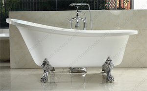 Antigüedades bañeras chinas bañera independiente con patas de <span class=keywords><strong>gallo</strong></span> de 55 pulgadas - Product Image 4
