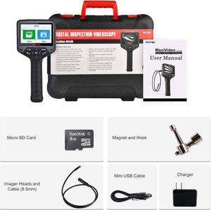 <strong>Autel</strong> <strong>Maxivideo</strong> MV480 1080P HD 360 Rotation Dual- Camera Digital Videoscope Inspection Camera Endoscope with 8.5mm Head Imager
