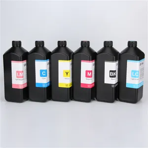 Cyan Magenta Gelb Schwarz Cmyk Eco UV-Tinte für HP Scitex FB 250 FB250 für Canon 460 für Roland Lef 300 120 Euv5 Flach bett drucker