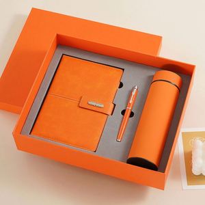 Cuaderno de Negocios A5 de Cuero PU para Hombre, con Logotipo Personalizado, Caja de Regalo de Alta Gama, Encuadernación de Hojas Sueltas, Papelería de Regalo - Product Image 5