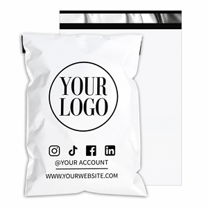 Custom Biodegradable OEM Pouch Poly Mailers Printed Logo Plastic Mailing Bags Courier Shipping <strong>Envelopes</strong> For Clothing Brands - Product Image 1