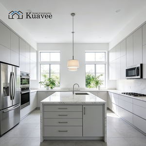 โครงการอาคารพาณิชย์ KUAVEE ตู้ครัวแบบเรียบหรู ตู้ครัวทรงโค้ง โต๊ะข้างสำหรับรับประทา<span class=keywords><strong>น</strong></span>อาหาร - Product Image 3