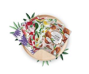 Masque facial en feuille MOND'SUB à l'acide hyaluronique de noix de coco, beauté naturelle, anti-rides, hydratant, blanchissant, soin de la peau - Product Image 6