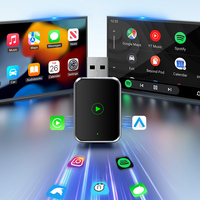 Adaptador Inalámbrico 2 en 1 para CarPlay y Android Auto, Convierte el Adaptador USB CarPlay Inalámbrico en un Dongle