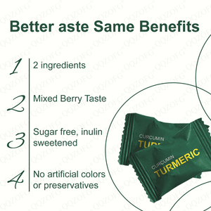 OEM Private Label Natural Turmeric &amp; Ginger Extract Gummies <strong>Black</strong> Pepper for Immune Support Antioxidants Energy Support-Adults - Product Image 5