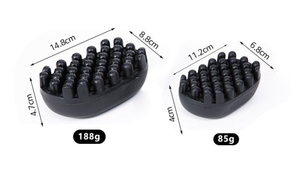 Spazzola per <span class=keywords><strong>Capelli</strong></span> <span class=keywords><strong>Afro</strong></span> in Gomma di Alta Qualità, Strumento per Ricci Attorcigliati, <span class=keywords><strong>Spugna</strong></span> per Vari Stili di Acconciature per Uomini di Colore - Product Image 4