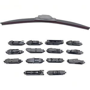 Spazzola Tergicristallo Ibrida con Adattatori Intercambiabili in Gomma per <span class=keywords><strong>Parabrezza</strong></span> - Vendita all'Ingrosso - Product Image 1