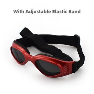 Lunettes pliables pour chiens, lunettes de soleil coupe-vent pour chiens <span class=keywords><strong>avec</strong></span> bande élastique réglable, lunettes pour animaux de compagnie <span class=keywords><strong>avec</strong></span> protection contre la poussière UV, vente en gros - Product Image 5