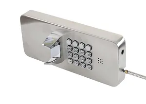 Factory Direct Sale Public Industry Emergency Telephone Stainless Steel Full Keypad Installed In Prison Handset Phone