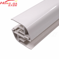 Prix d'usine commande en gros congélateur cadre en plastique profil PVC acceptable
