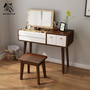 Commode à miroir personnalisable, fabriquée en Chine, la moins chère, en stock, prête à être expédiée, nouvelle mode, meubles de chambre à coucher, commode à tiroirs en bois. - Product Image 5