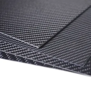 Feuille de <span class=keywords><strong>fibre</strong></span> de carbone 3K sergé hyperplanaire de nouvelle génération avec stratifiés sans vide pour châssis de drone - Product Image 2