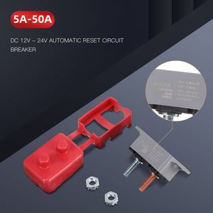 5A 10A 15A 20A 30A 40A 50A disjoncteur goujon boulon DC 12V-24V disjoncteur réarmable automatique avec couvercle pour camion de <span class=keywords><strong>voiture</strong></span> - Product Image 3