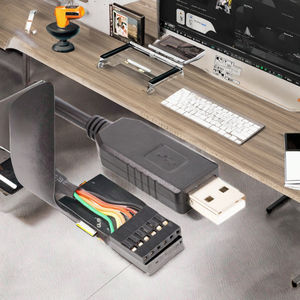 FT232RL Puce USB 3.3V TTL UART Convertisseur Série Pur Cuivre PVC Fil Fin Dépouillé Connecteur Ordinateur Flash Programme <span class=keywords><strong>Télécharger</strong></span> Mac - Product Image 1